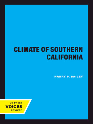 cover image of The Climate of Southern California